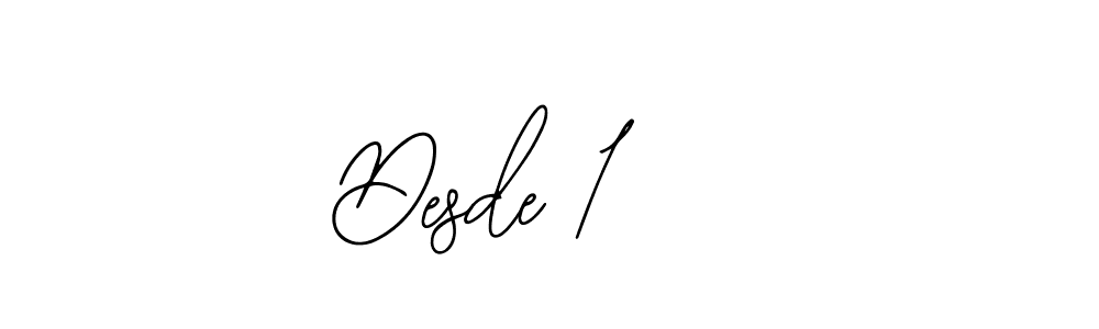 Bearetta-2O07w is a professional signature style that is perfect for those who want to add a touch of class to their signature. It is also a great choice for those who want to make their signature more unique. Get Desde 1858 name to fancy signature for free. Desde 1858 signature style 12 images and pictures png