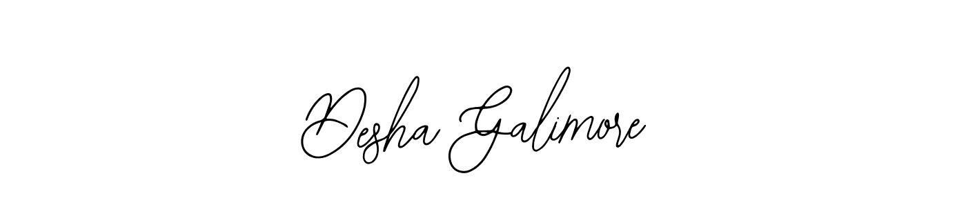 if you are searching for the best signature style for your name Desha Galimore. so please give up your signature search. here we have designed multiple signature styles  using Bearetta-2O07w. Desha Galimore signature style 12 images and pictures png