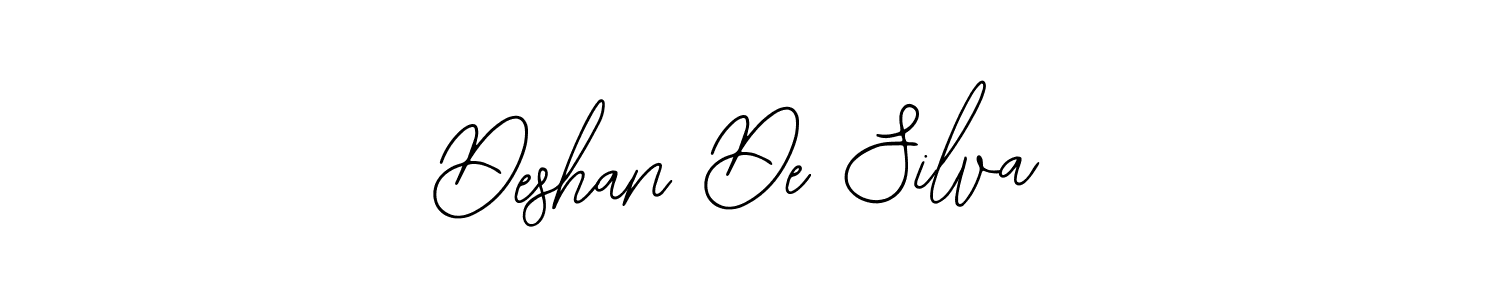 Bearetta-2O07w is a professional signature style that is perfect for those who want to add a touch of class to their signature. It is also a great choice for those who want to make their signature more unique. Get Deshan De Silva name to fancy signature for free. Deshan De Silva signature style 12 images and pictures png