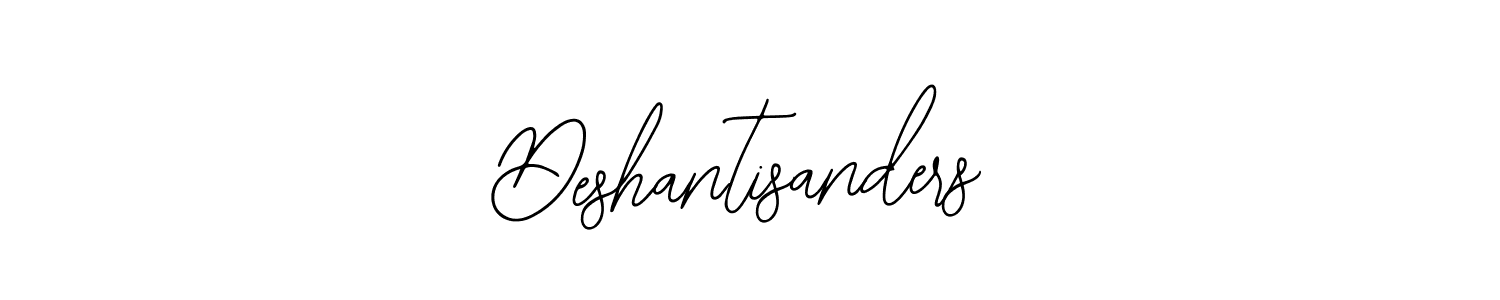 How to make Deshantisanders signature? Bearetta-2O07w is a professional autograph style. Create handwritten signature for Deshantisanders name. Deshantisanders signature style 12 images and pictures png