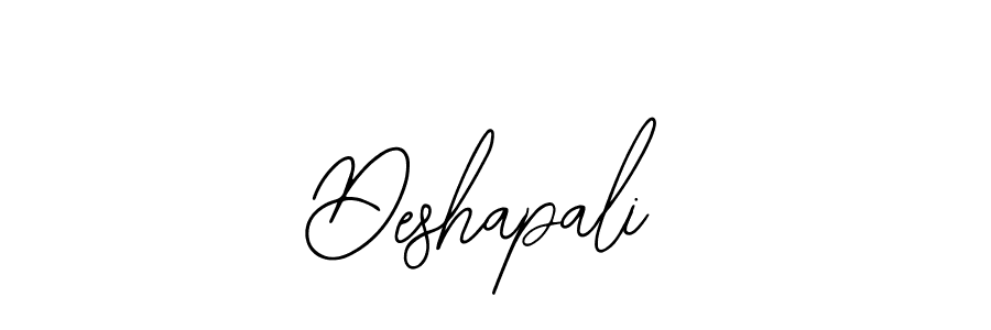 Design your own signature with our free online signature maker. With this signature software, you can create a handwritten (Bearetta-2O07w) signature for name Deshapali. Deshapali signature style 12 images and pictures png