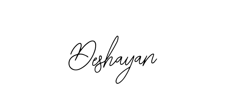 Also we have Deshayan name is the best signature style. Create professional handwritten signature collection using Bearetta-2O07w autograph style. Deshayan signature style 12 images and pictures png