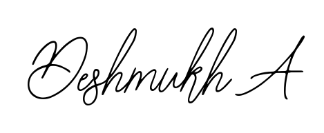 Create a personalized artistic stamp with Deshmukh A in Bearetta-2O07w font. Perfect for visual artists, designers, and influencers. Deshmukh A signature style 12 images and pictures png