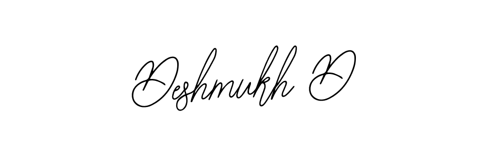 Also we have Deshmukh D name is the best signature style. Create professional handwritten signature collection using Bearetta-2O07w autograph style. Deshmukh D signature style 12 images and pictures png