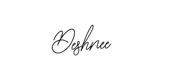 How to make Deshnee signature? Bearetta-2O07w is a professional autograph style. Create handwritten signature for Deshnee name. Deshnee signature style 12 images and pictures png