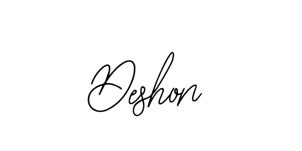 How to Draw Deshon signature style? Bearetta-2O07w is a latest design signature styles for name Deshon. Deshon signature style 12 images and pictures png