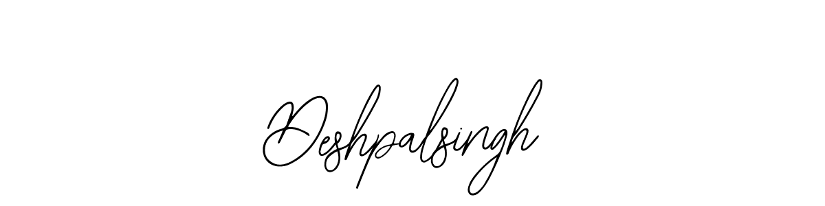 Design your own signature with our free online signature maker. With this signature software, you can create a handwritten (Bearetta-2O07w) signature for name Deshpalsingh. Deshpalsingh signature style 12 images and pictures png