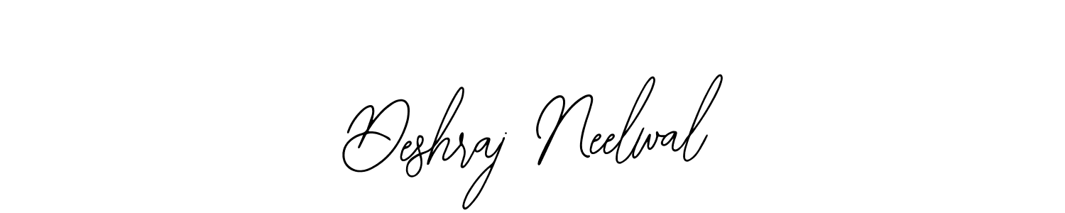 You should practise on your own different ways (Bearetta-2O07w) to write your name (Deshraj Neelwal) in signature. don't let someone else do it for you. Deshraj Neelwal signature style 12 images and pictures png
