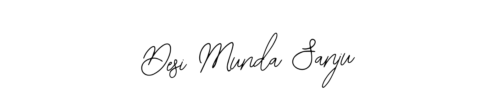 The best way (Bearetta-2O07w) to make a short signature is to pick only two or three words in your name. The name Desi Munda Sanju include a total of six letters. For converting this name. Desi Munda Sanju signature style 12 images and pictures png