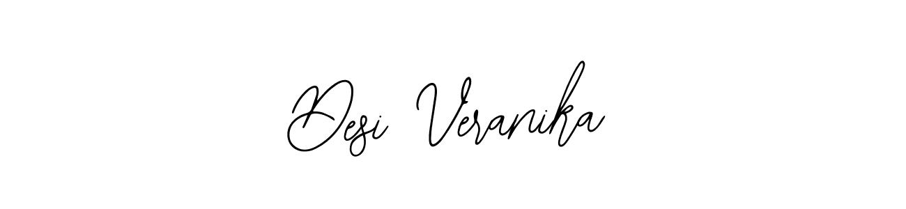 Also You can easily find your signature by using the search form. We will create Desi Veranika name handwritten signature images for you free of cost using Bearetta-2O07w sign style. Desi Veranika signature style 12 images and pictures png