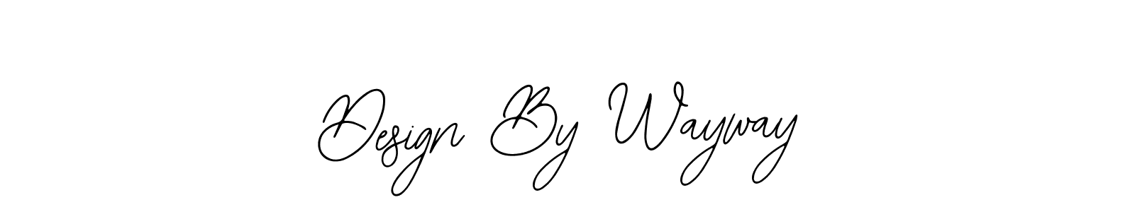 Also You can easily find your signature by using the search form. We will create Design By Wayway name handwritten signature images for you free of cost using Bearetta-2O07w sign style. Design By Wayway signature style 12 images and pictures png