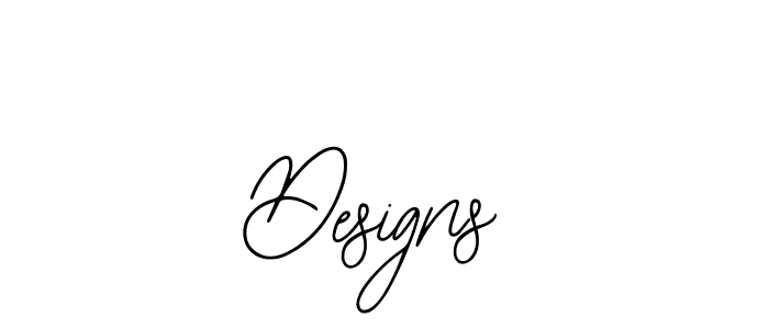 How to make Designs name signature. Use Bearetta-2O07w style for creating short signs online. This is the latest handwritten sign. Designs signature style 12 images and pictures png