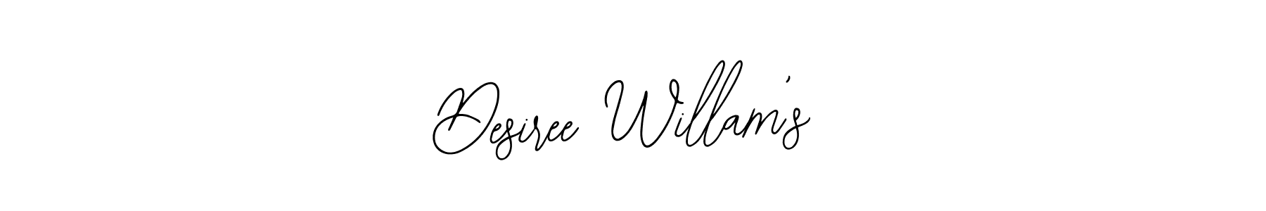 The best way (Bearetta-2O07w) to make a short signature is to pick only two or three words in your name. The name Desiree Willam’s include a total of six letters. For converting this name. Desiree Willam’s signature style 12 images and pictures png