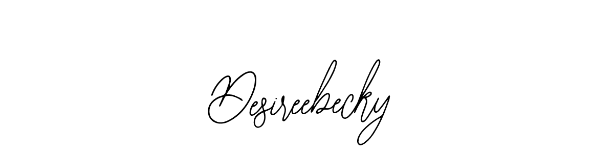 How to make Desireebecky signature? Bearetta-2O07w is a professional autograph style. Create handwritten signature for Desireebecky name. Desireebecky signature style 12 images and pictures png