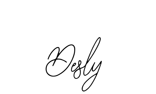 Also You can easily find your signature by using the search form. We will create Desly name handwritten signature images for you free of cost using Bearetta-2O07w sign style. Desly signature style 12 images and pictures png