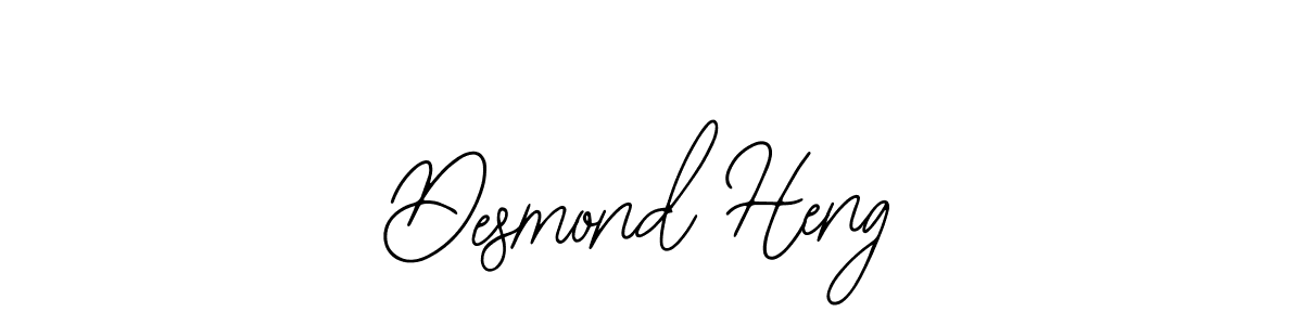 This is the best signature style for the Desmond Heng name. Also you like these signature font (Bearetta-2O07w). Mix name signature. Desmond Heng signature style 12 images and pictures png