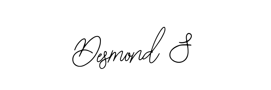 Also we have Desmond S name is the best signature style. Create professional handwritten signature collection using Bearetta-2O07w autograph style. Desmond S signature style 12 images and pictures png