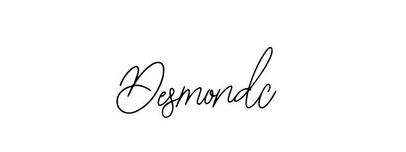 You should practise on your own different ways (Bearetta-2O07w) to write your name (Desmondc) in signature. don't let someone else do it for you. Desmondc signature style 12 images and pictures png