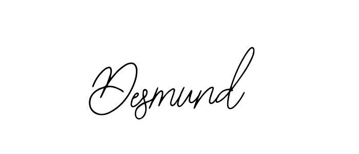 Make a beautiful signature design for name Desmund. With this signature (Bearetta-2O07w) style, you can create a handwritten signature for free. Desmund signature style 12 images and pictures png