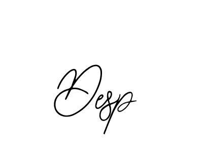You should practise on your own different ways (Bearetta-2O07w) to write your name (Desp) in signature. don't let someone else do it for you. Desp signature style 12 images and pictures png