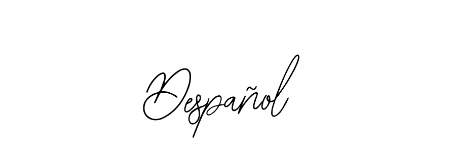 if you are searching for the best signature style for your name Despañol. so please give up your signature search. here we have designed multiple signature styles  using Bearetta-2O07w. Despañol signature style 12 images and pictures png