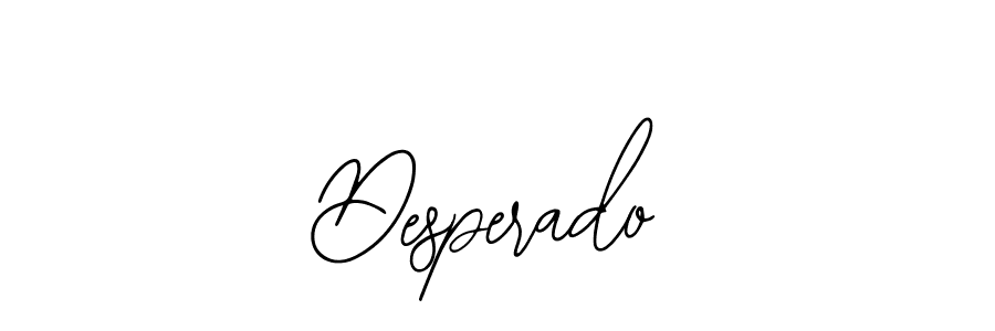 You should practise on your own different ways (Bearetta-2O07w) to write your name (Desperado) in signature. don't let someone else do it for you. Desperado signature style 12 images and pictures png