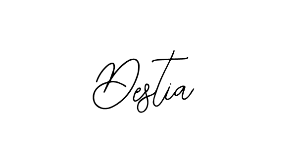 Similarly Bearetta-2O07w is the best handwritten signature design. Signature creator online .You can use it as an online autograph creator for name Destia. Destia signature style 12 images and pictures png