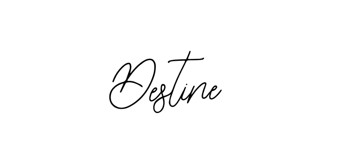 Make a beautiful signature design for name Destine. With this signature (Bearetta-2O07w) style, you can create a handwritten signature for free. Destine signature style 12 images and pictures png