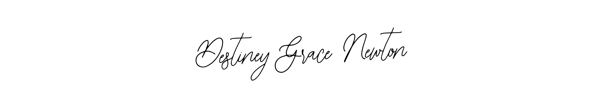Design your own signature with our free online signature maker. With this signature software, you can create a handwritten (Bearetta-2O07w) signature for name Destiney Grace Newton. Destiney Grace Newton signature style 12 images and pictures png