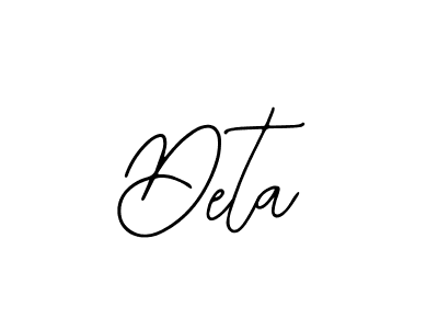 You should practise on your own different ways (Bearetta-2O07w) to write your name (Deta) in signature. don't let someone else do it for you. Deta signature style 12 images and pictures png