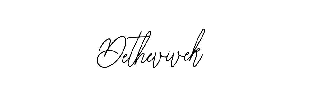 You can use this online signature creator to create a handwritten signature for the name Dethevivek. This is the best online autograph maker. Dethevivek signature style 12 images and pictures png