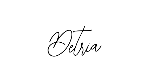 You should practise on your own different ways (Bearetta-2O07w) to write your name (Detria) in signature. don't let someone else do it for you. Detria signature style 12 images and pictures png