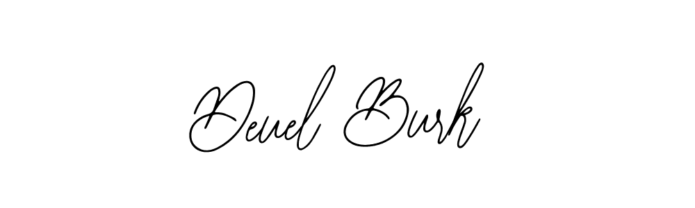 Similarly Bearetta-2O07w is the best handwritten signature design. Signature creator online .You can use it as an online autograph creator for name Deuel Burk. Deuel Burk signature style 12 images and pictures png