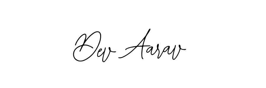 Also we have Dev Aarav name is the best signature style. Create professional handwritten signature collection using Bearetta-2O07w autograph style. Dev Aarav signature style 12 images and pictures png