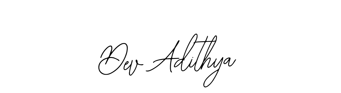 How to make Dev Adithya name signature. Use Bearetta-2O07w style for creating short signs online. This is the latest handwritten sign. Dev Adithya signature style 12 images and pictures png