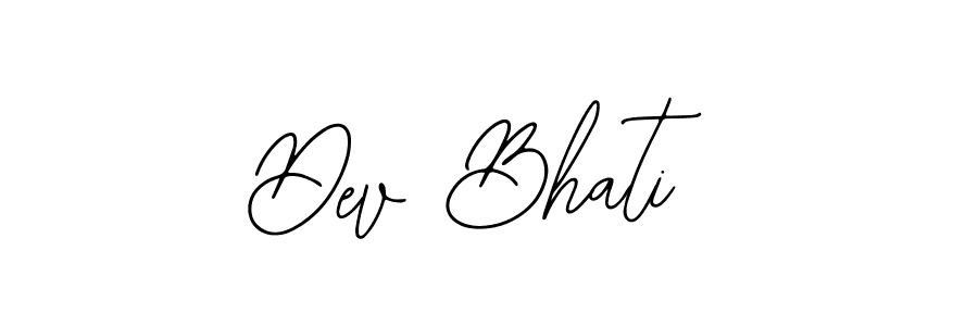 Make a beautiful signature design for name Dev Bhati. Use this online signature maker to create a handwritten signature for free. Dev Bhati signature style 12 images and pictures png