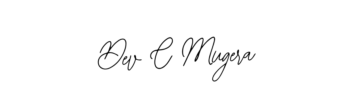The best way (Bearetta-2O07w) to make a short signature is to pick only two or three words in your name. The name Dev C Mugera include a total of six letters. For converting this name. Dev C Mugera signature style 12 images and pictures png