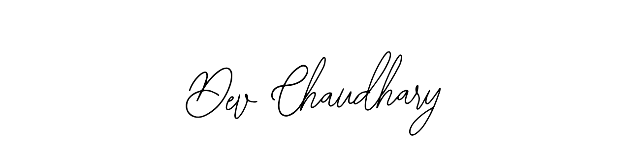 You should practise on your own different ways (Bearetta-2O07w) to write your name (Dev Chaudhary) in signature. don't let someone else do it for you. Dev Chaudhary signature style 12 images and pictures png