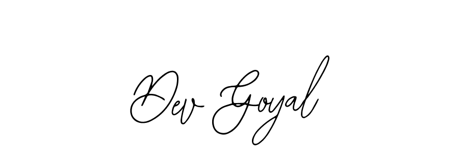 Create a beautiful signature design for name Dev Goyal. With this signature (Bearetta-2O07w) fonts, you can make a handwritten signature for free. Dev Goyal signature style 12 images and pictures png