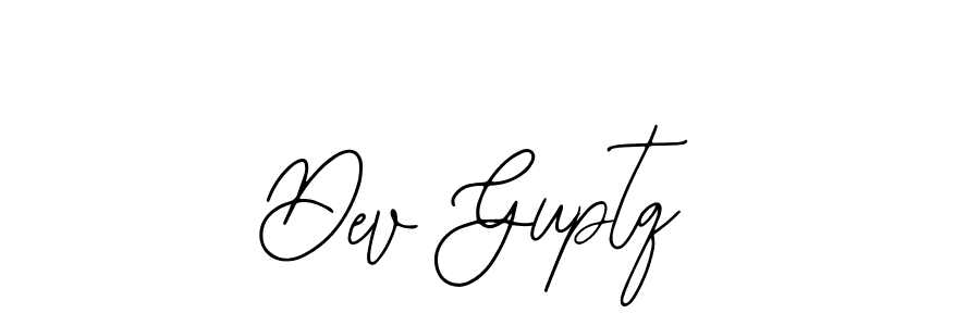 Use a signature maker to create a handwritten signature online. With this signature software, you can design (Bearetta-2O07w) your own signature for name Dev Guptq. Dev Guptq signature style 12 images and pictures png