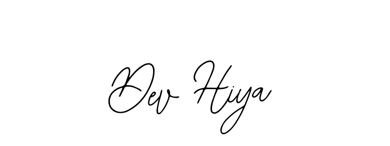 You should practise on your own different ways (Bearetta-2O07w) to write your name (Dev Hiya) in signature. don't let someone else do it for you. Dev Hiya signature style 12 images and pictures png