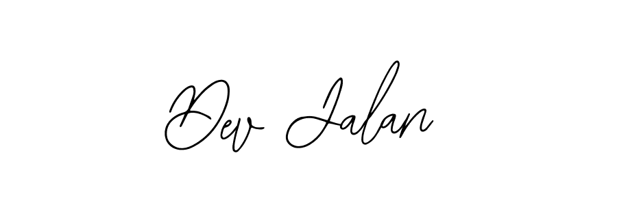 Design your own signature with our free online signature maker. With this signature software, you can create a handwritten (Bearetta-2O07w) signature for name Dev Jalan. Dev Jalan signature style 12 images and pictures png