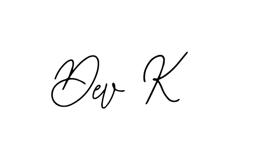 Create a beautiful signature design for name Dev K. With this signature (Bearetta-2O07w) fonts, you can make a handwritten signature for free. Dev K signature style 12 images and pictures png
