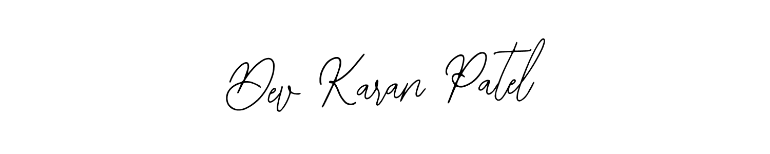 Similarly Bearetta-2O07w is the best handwritten signature design. Signature creator online .You can use it as an online autograph creator for name Dev Karan Patel. Dev Karan Patel signature style 12 images and pictures png