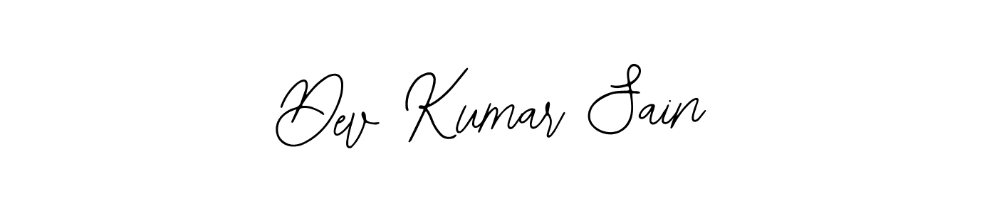 Create a beautiful signature design for name Dev Kumar Sain. With this signature (Bearetta-2O07w) fonts, you can make a handwritten signature for free. Dev Kumar Sain signature style 12 images and pictures png