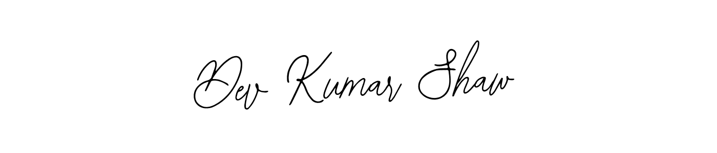 It looks lik you need a new signature style for name Dev Kumar Shaw. Design unique handwritten (Bearetta-2O07w) signature with our free signature maker in just a few clicks. Dev Kumar Shaw signature style 12 images and pictures png