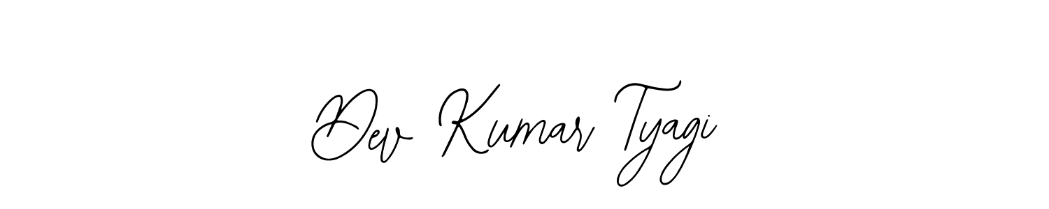 It looks lik you need a new signature style for name Dev Kumar Tyagi. Design unique handwritten (Bearetta-2O07w) signature with our free signature maker in just a few clicks. Dev Kumar Tyagi signature style 12 images and pictures png