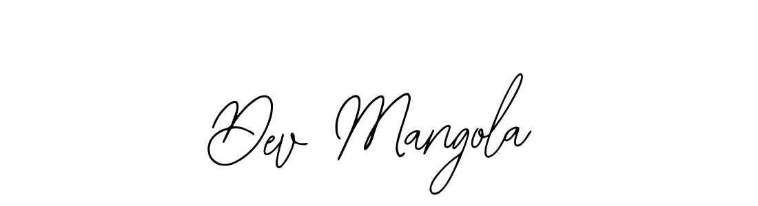 Also we have Dev Mangola name is the best signature style. Create professional handwritten signature collection using Bearetta-2O07w autograph style. Dev Mangola signature style 12 images and pictures png