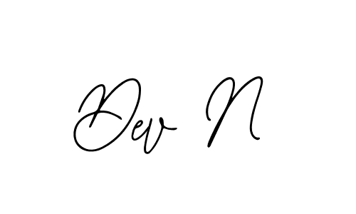 Use a signature maker to create a handwritten signature online. With this signature software, you can design (Bearetta-2O07w) your own signature for name Dev N. Dev N signature style 12 images and pictures png