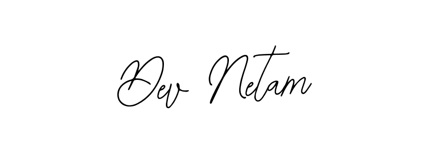 You should practise on your own different ways (Bearetta-2O07w) to write your name (Dev Netam) in signature. don't let someone else do it for you. Dev Netam signature style 12 images and pictures png